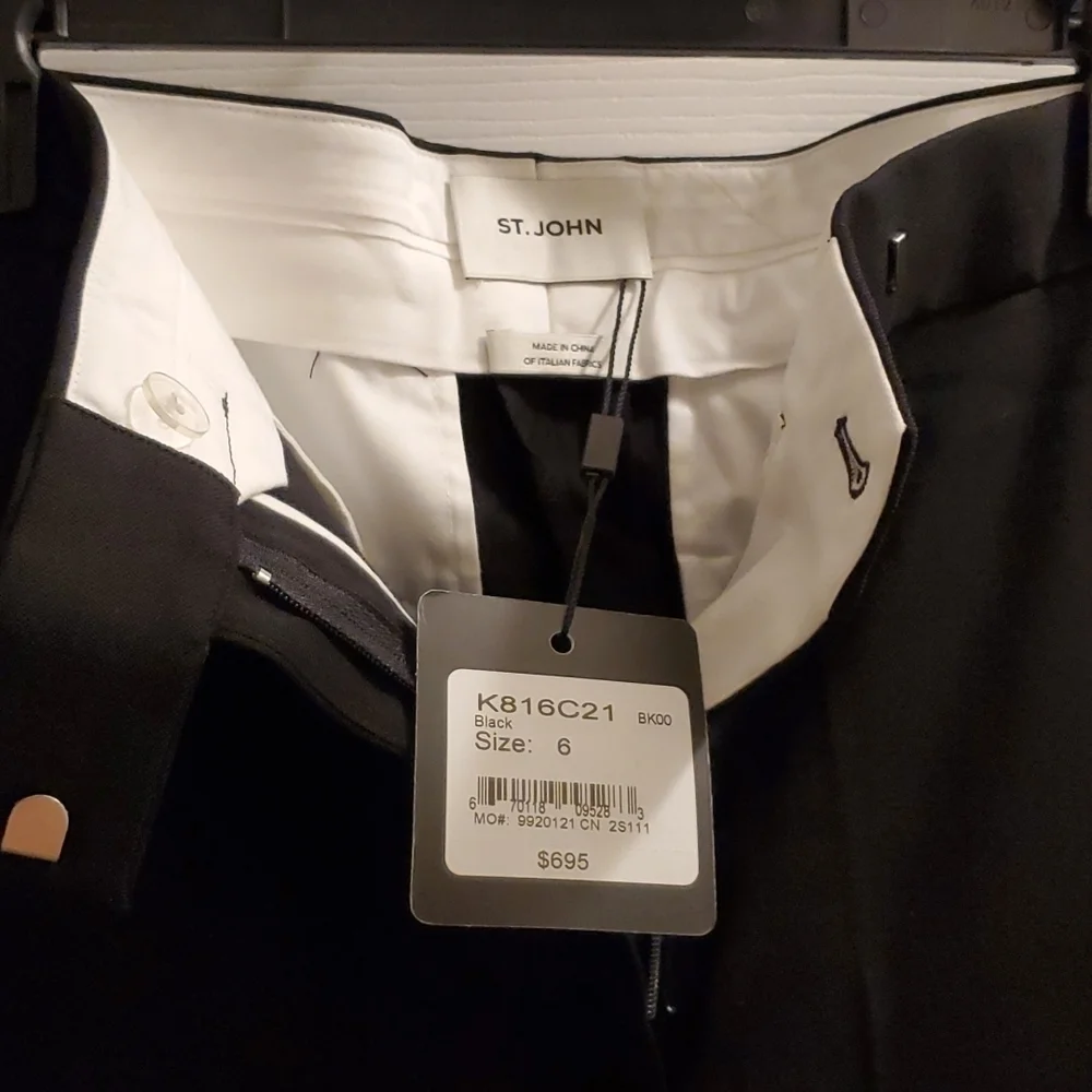 St. John NWT wool blend trousers dress pants - Picture 3 of 7